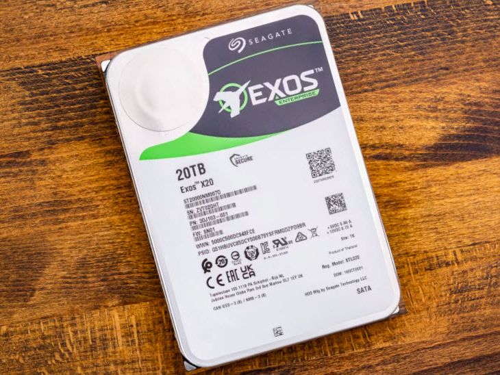 20TB of server-class hard drive storage is available for an all
