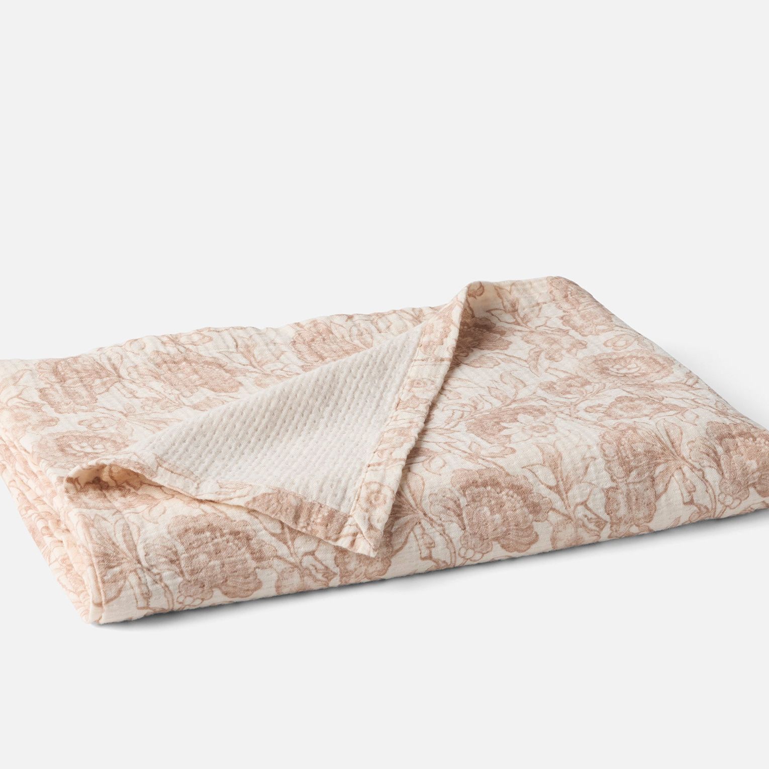 Balboa Organic Matelasse Print Throw