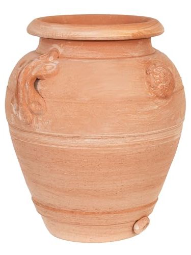 Biscottini Orcio L28xpr25xh30 - Terracotta Pots for Outdoor Plants - Large Outdoor Planters