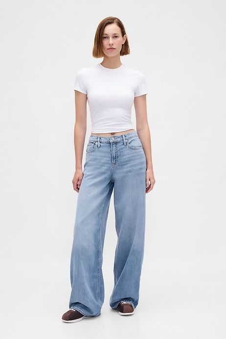 Mid Rise Ultrasoft Baggy Jeans