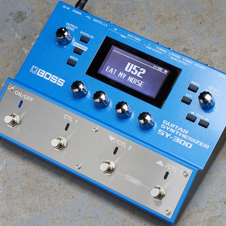 First look video: Boss SY-300 Guitar Synthesizer demo | MusicRadar