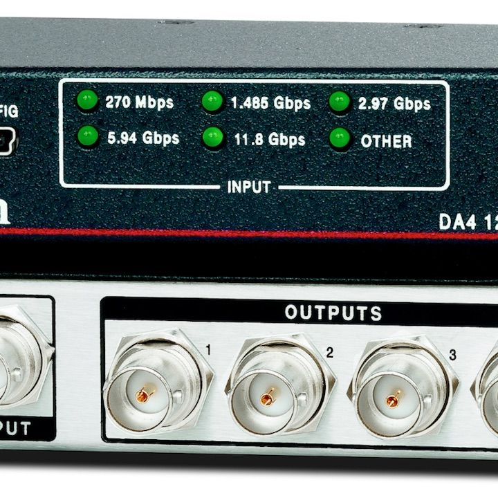 Extron Ships Four-Output 12G-SDI Distribution Amp for 4K/60