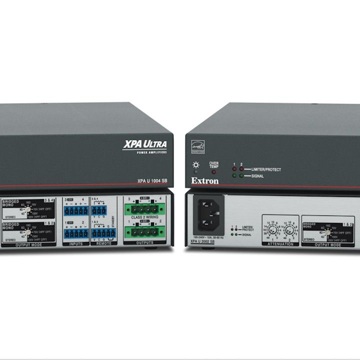 Extron Ships XPA Ultra Amplifiers with Switchable Bridging | AVNetwork