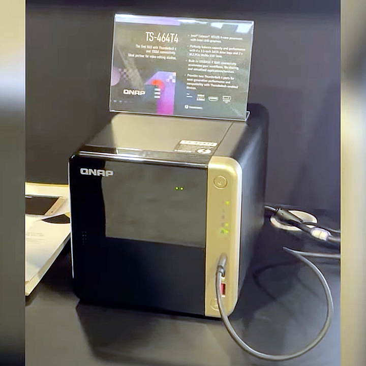 Qnap's 4-Bay NAS Gets 80TB, Thunderbolt 4, 10GbE Connectivity