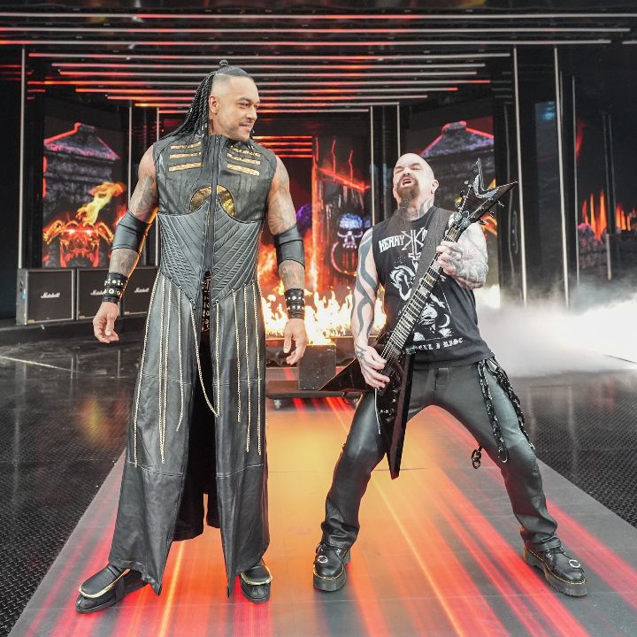 Watch Slayer legend Kerry King make his Wrestlemania debut as he