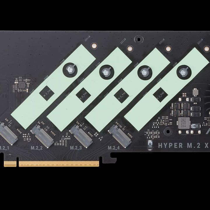 Asus PCIe Card Hits 512 Gbps With Four PCIe 5.0 SSDs | Tom's Hardware