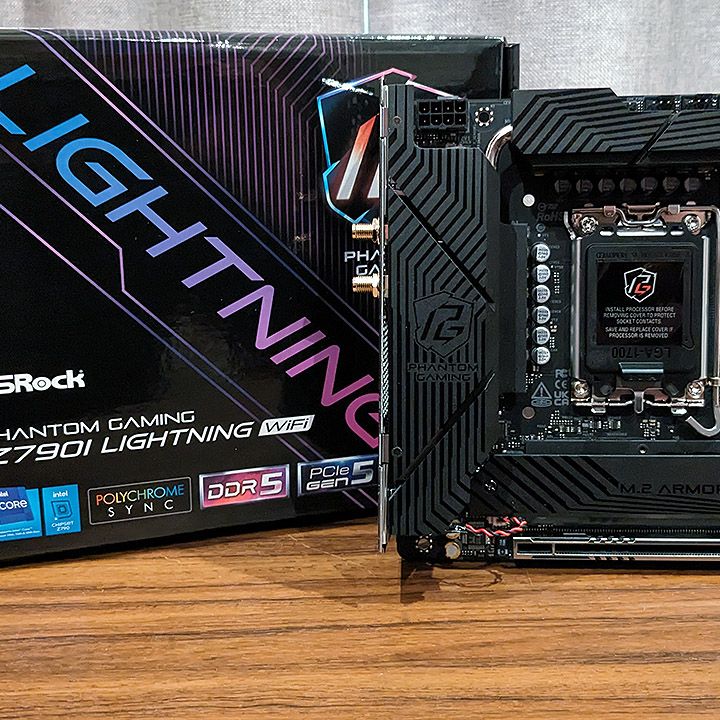 ASRock A620I Lightning WiFi DDR5 Mainboard, AM5 Sockel, Mini-ITX