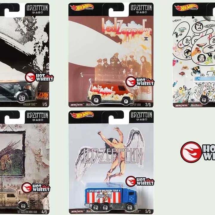 Led Zeppelin albums given new life as Hot Wheels toy vans | Louder
