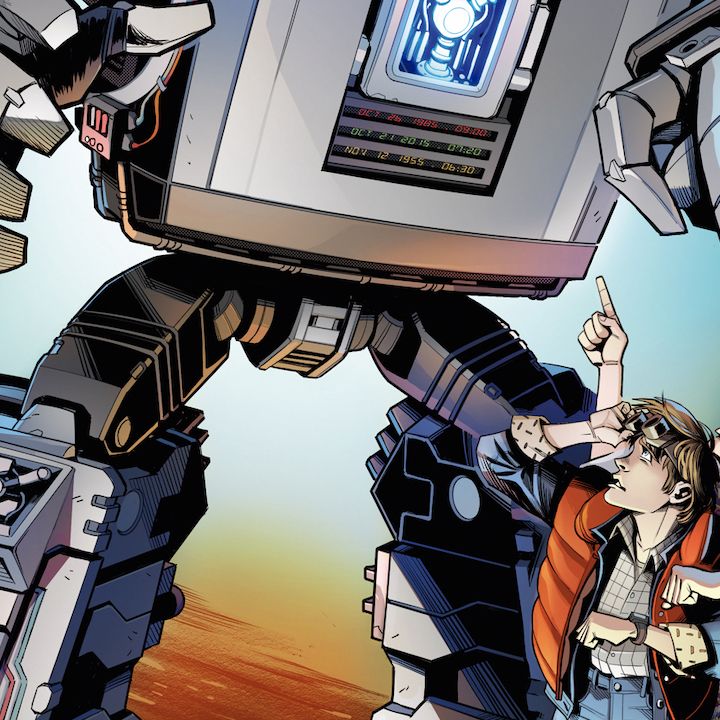 Back to the Future crosses over with Transformers for its 35th