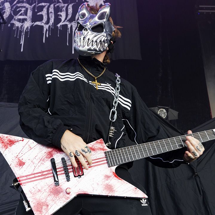 Slaughter To Prevail guitarist Jack Simmons' bloody ESP | Guitar World