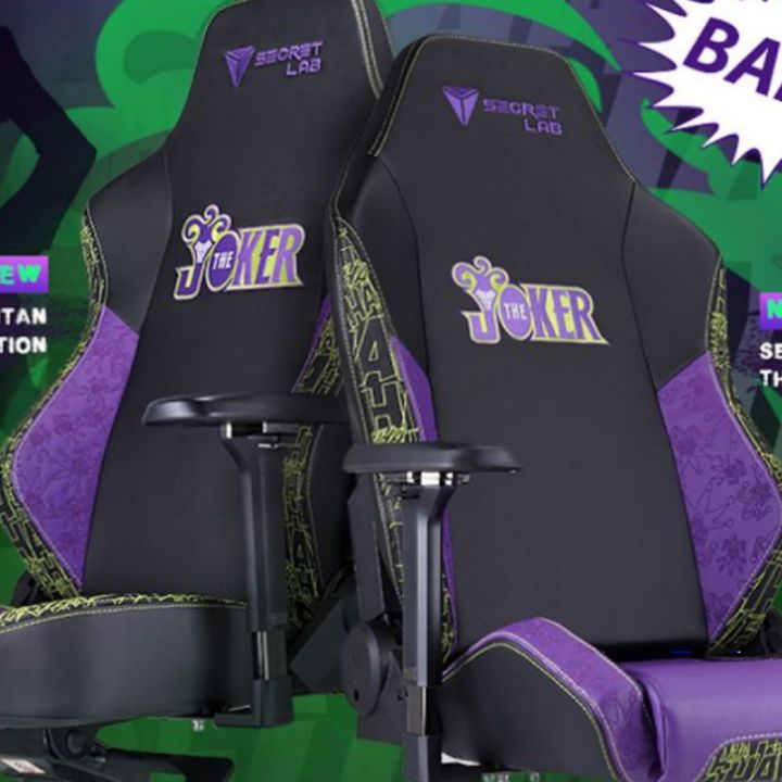 This new Joker Edition SecretLab gaming chair lets you take a bit