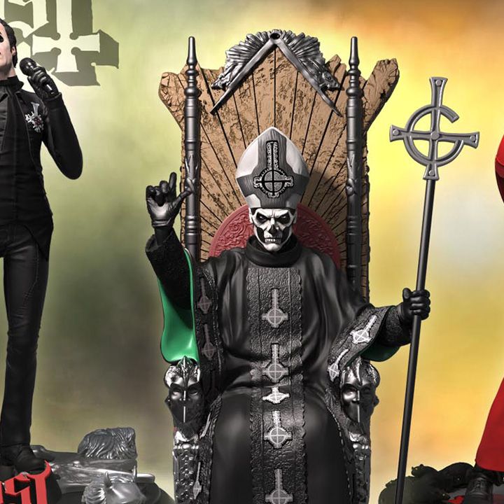 Ghost statue Rock Iconz Papa Emeritus IV 22 cm - Knucklebonz