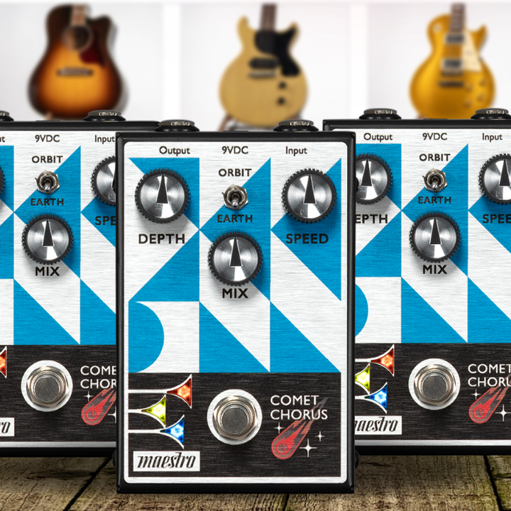 Fancy a free chorus pedal? Bag the Maestro Comet Chorus completely
