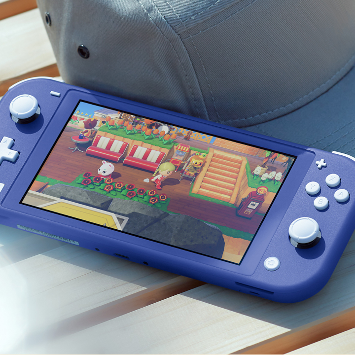 A blue Nintendo Switch Lite is coming in May — or is it purple