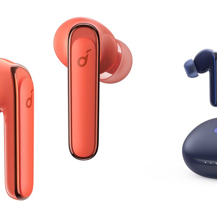 ヘッドホン soundcore LIFE P3 CORAL RED Soundcore by Anker Life P3 Noise Cancelling Earbuds, Ultra