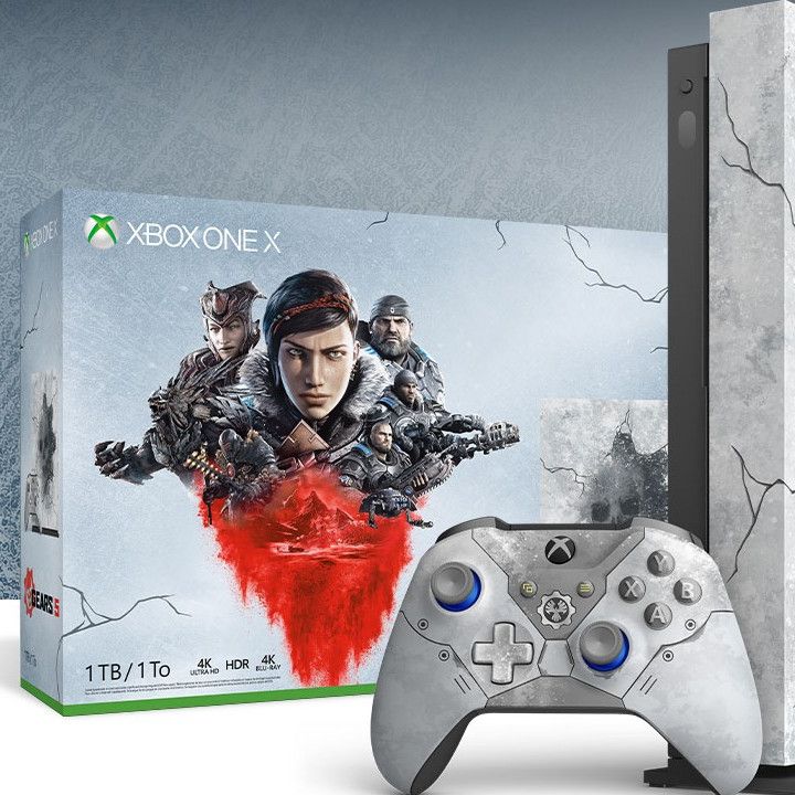 New Gears 5 swag includes an icy Xbox One X and the first wireless