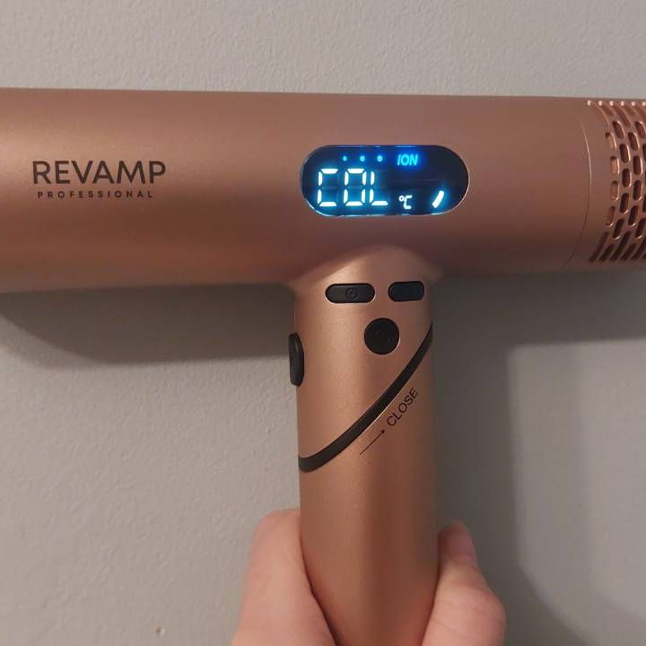 REVAMP Progloss Featherlite Ultra X Hair Dryer, Lightweight Ionic Dryer, 2 Speeds, 4 Heat Settings, Keratin Oils - View #3