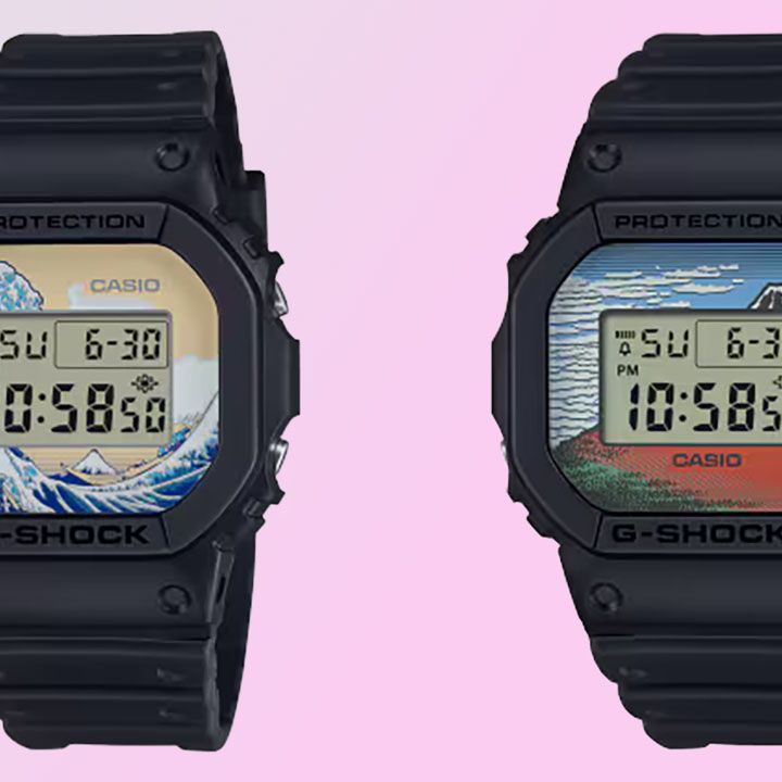 時計 CASIO G-SHOCK Japanese painting model Casio gets arty with Hokusai painting G-Shock digital