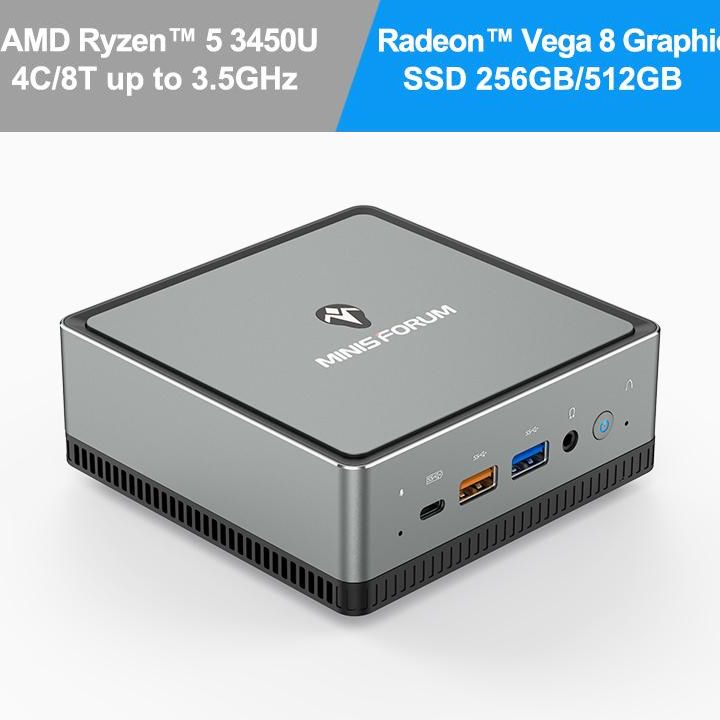 Minisforum Upgrades Its NUC-Like AMD PC: Now With Ryzen 5 3450U