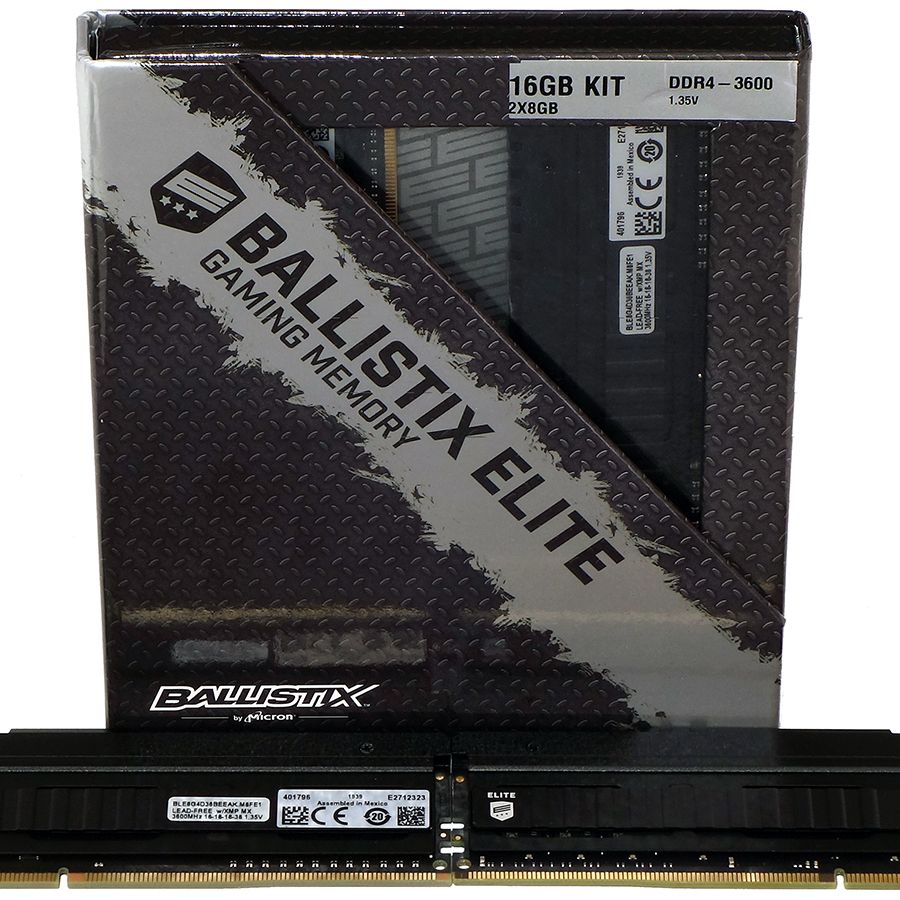 Ballistix Elite DDR4-3600 2x 8GB Kit Review: Expensive Elite