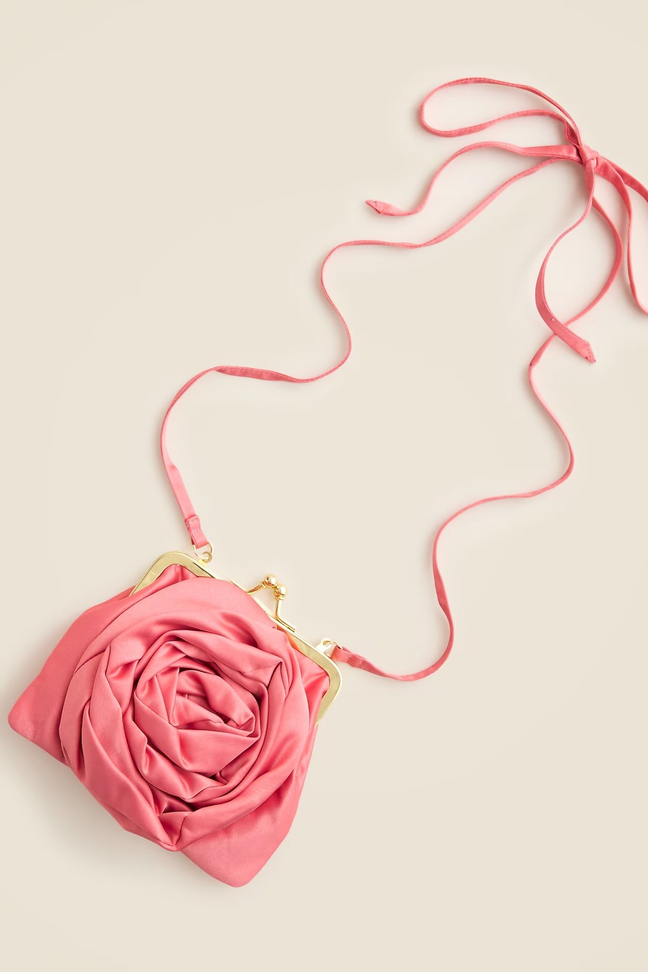 J.Crew Girls&#039; rosette satin purse