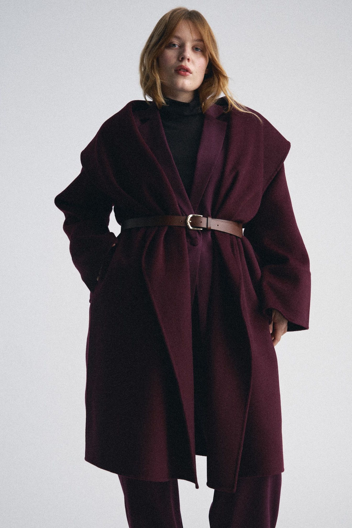 Universal Standard wrap coat