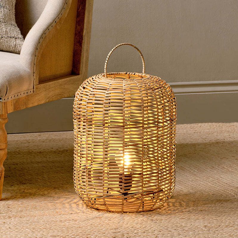 Noko Rattan Lamp - Small / Natural