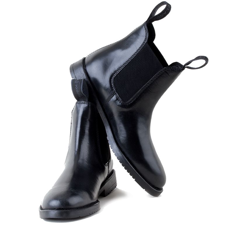 Rhinegold Children&amp;rsquo;s Classic Leather Jodhpur Boots