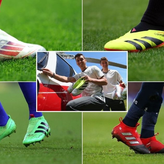 adidas gazelle silver green womens Mesut zil | Match-Worn Boots | Photo-Matched | 2015/16