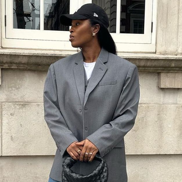 grey oversized blazer dress Buy Sosandar Grey Pinstripe Double Breasted Blazer Dress from Next USA