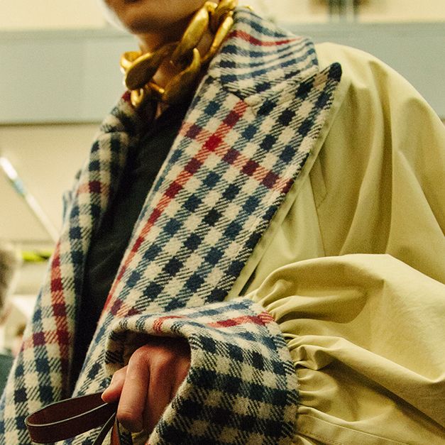 JW Anderson's Checked-Collar Trench Coat Is Trending | Who What Wear