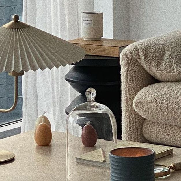 Lamp Hm Home Nl Light Brown Glass Table Lamp At H&M Home H&M US