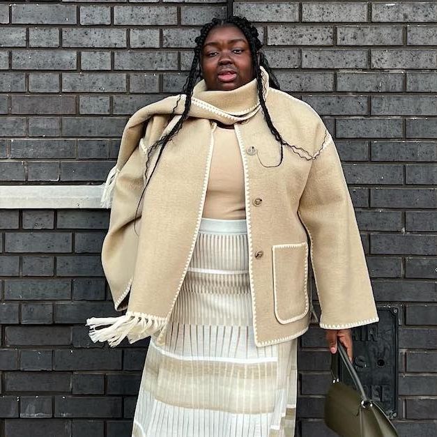 27 Coats With Built-In Scarves | Who What Wear