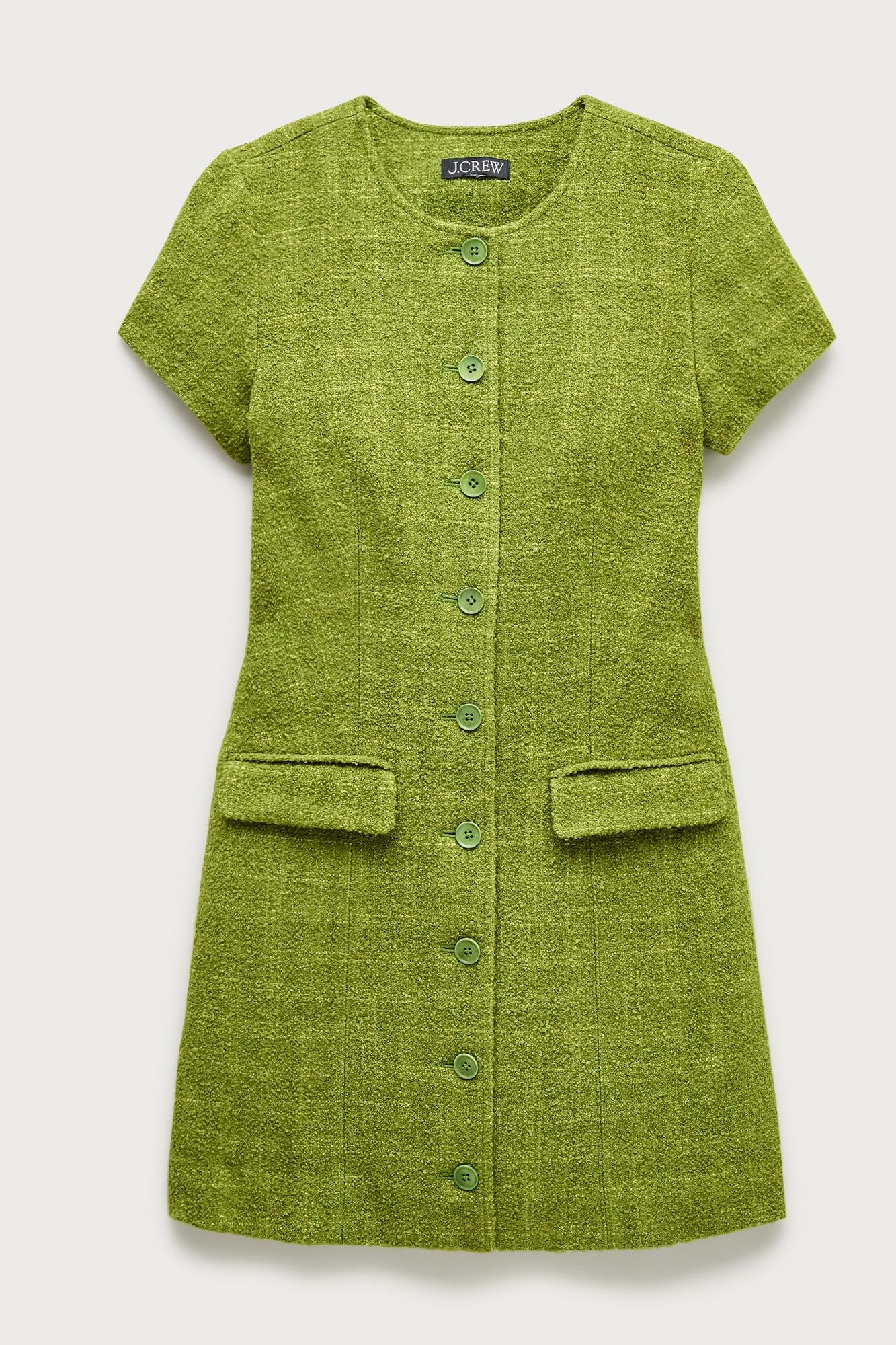 Parc Dress in Boucl&eacute; Tweed