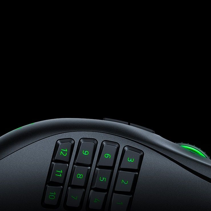 【ゲーミングマウス】Razer Naga Left-Handed Edition Left-handed MMO Gaming Mouse - Razer Naga Left-Handed Edition