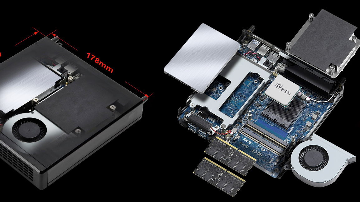 ASRock Launches Jupiter X300: A 1-Liter AMD Ryzen 4000G Mini