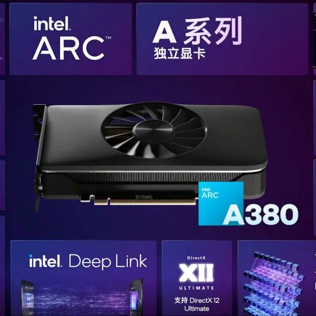 Intel Launches Arc A380 Desktop Graphics Card in China