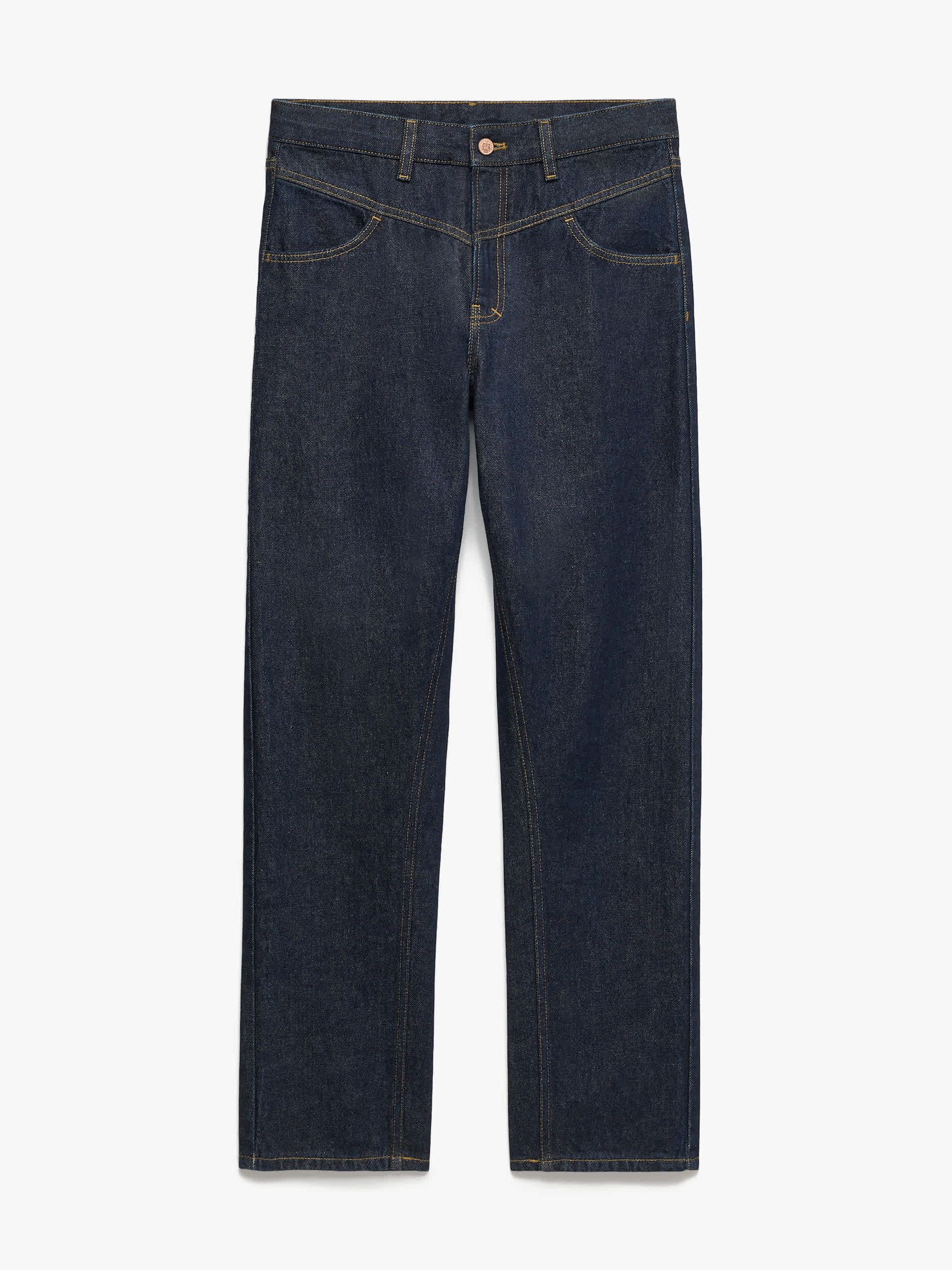 Straight Fit Pure Cotton Jeans