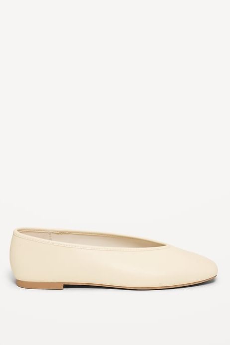 V-Cut Ballet Flats