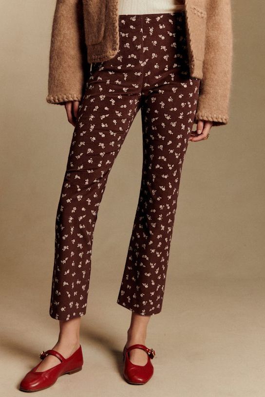 Ciara Trousers - Florenciana Print - Organic Cotton - Organic Textile - S&amp;eacute;zane