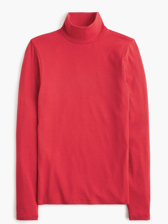 J.Crew Factory, Long-Sleeve Everyday Mockneck Tee