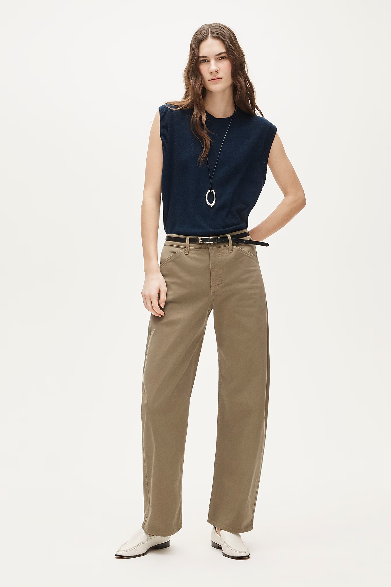 J.Crew, Zoe Barrel Pant in Chino