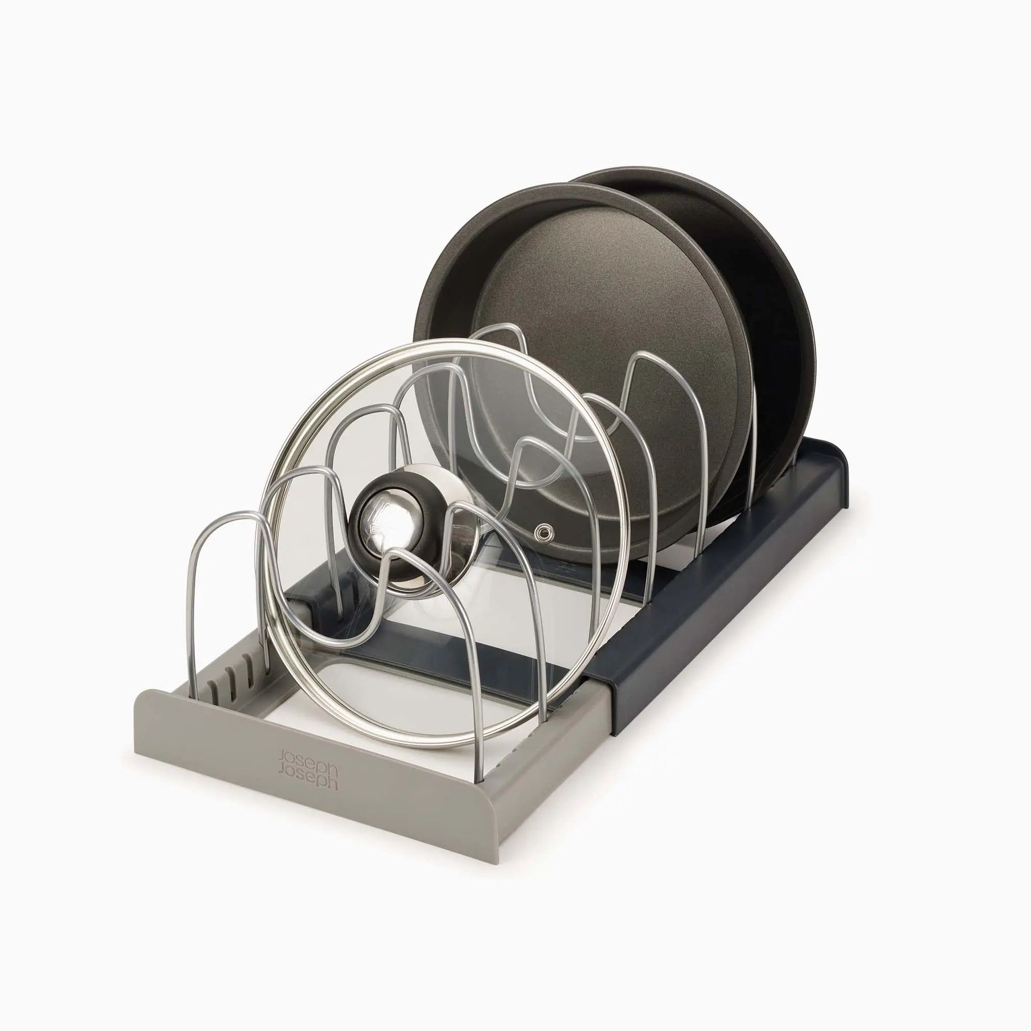 Drawerstore&amp;trade; Grey Expanding Cookware Organiser