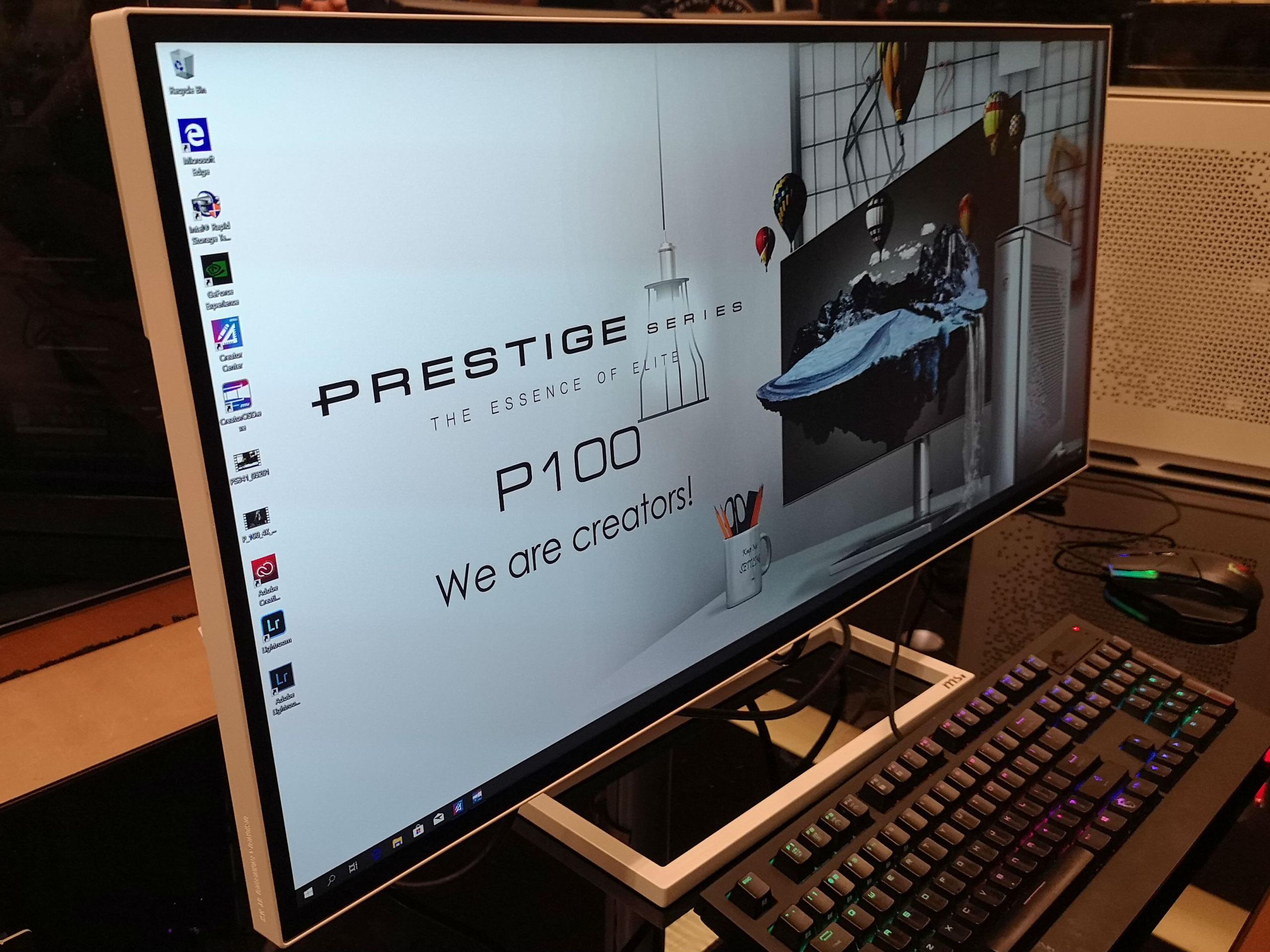MSI Prestige PS341WU 34インチ 5k ウルトラワイド MSI Prestige PS341WU 34