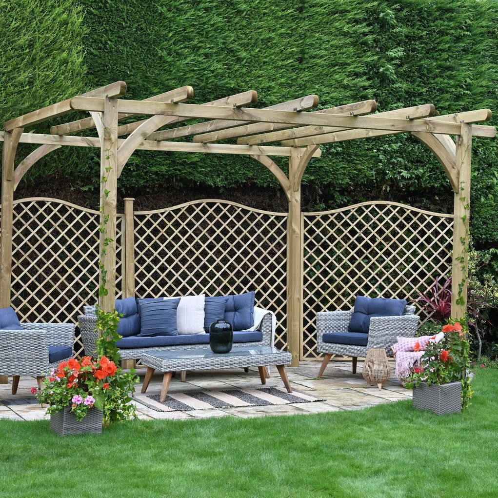 Forest Garden 3.6m X 3.6m Pergola