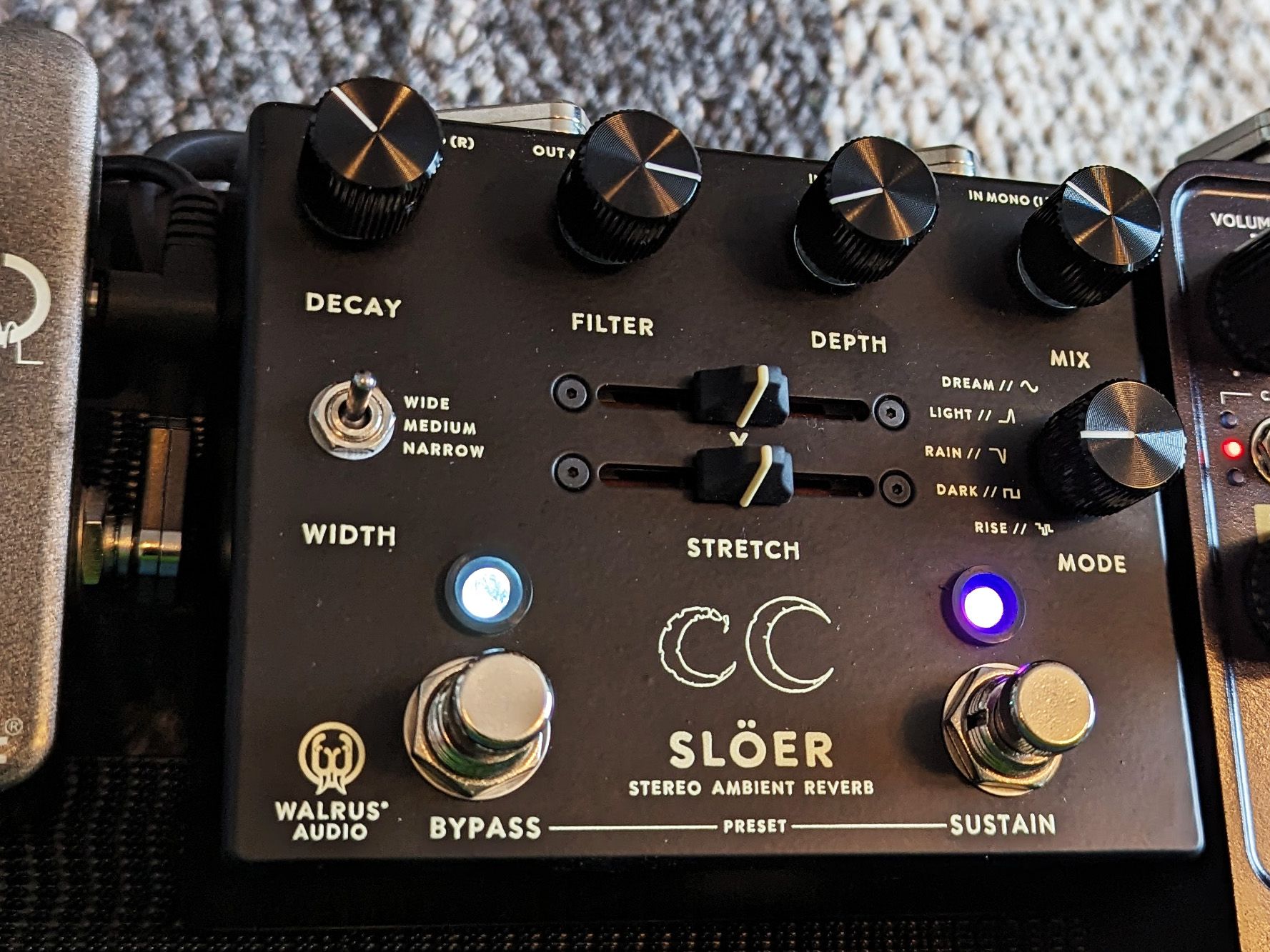ギター WALRUS AUDIO SLOER Walrus Audio Slöer Stereo Reverb