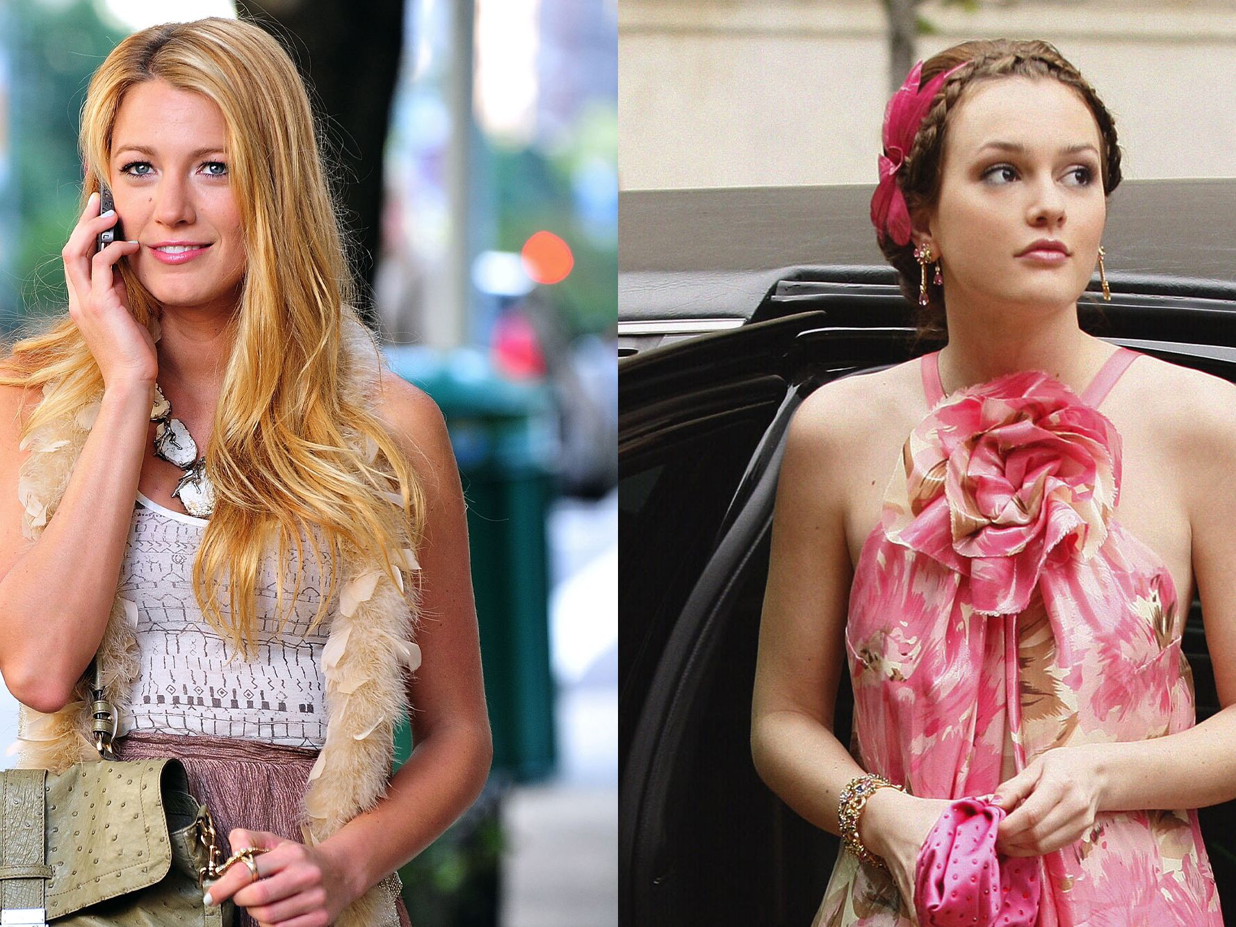 blair and serena blue and red dresses Fifteen Twenty Women's Darla Side-Knot Contrast Dress In Navy With Cream 2F56802