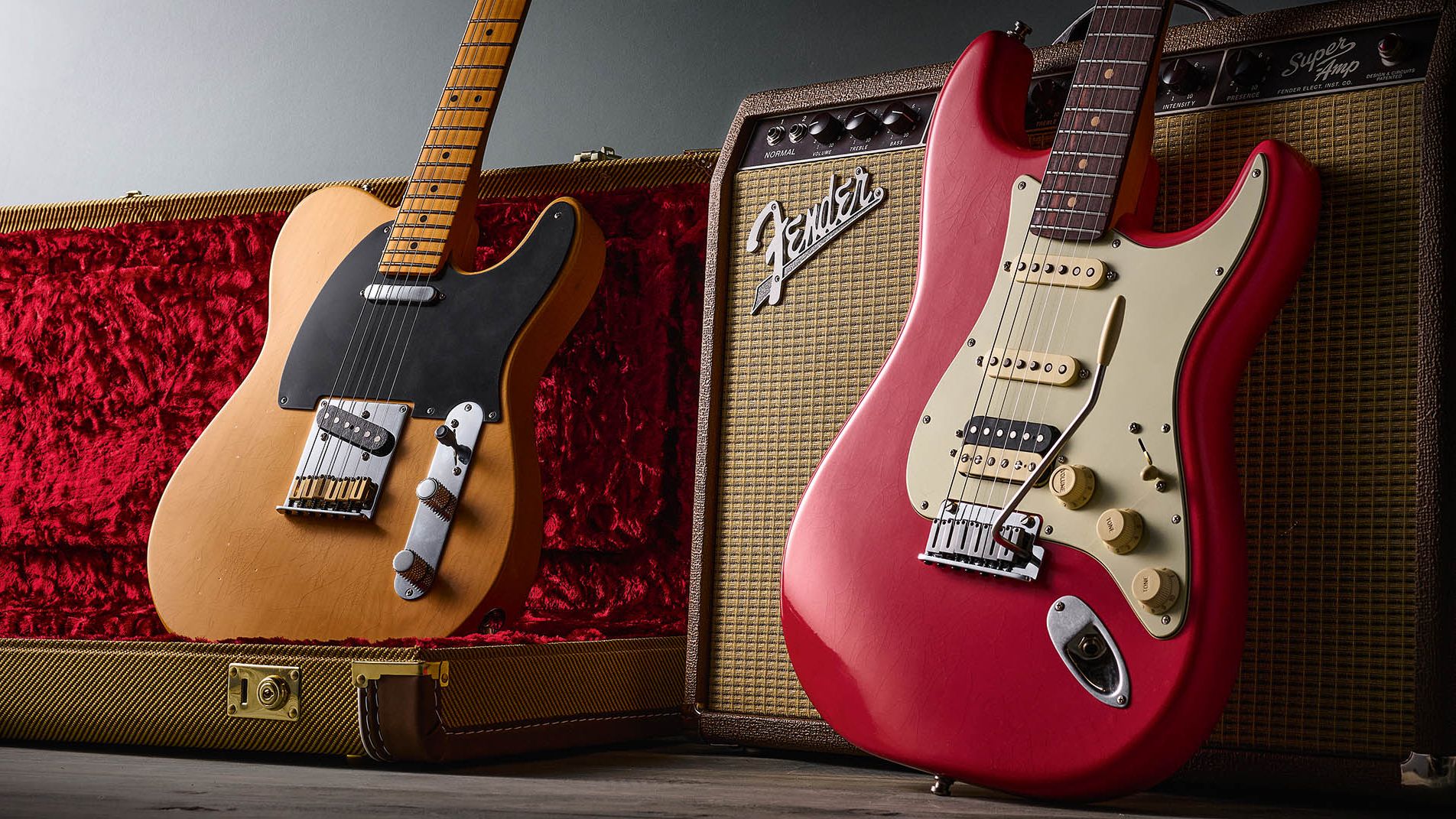 Fender American Ultra Luxe Vintage '50s Telecaster and '60s Strat