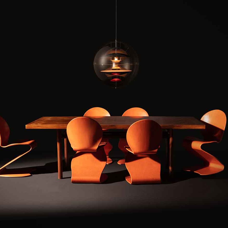 Verner Panton rare works and classics on view at R & Company