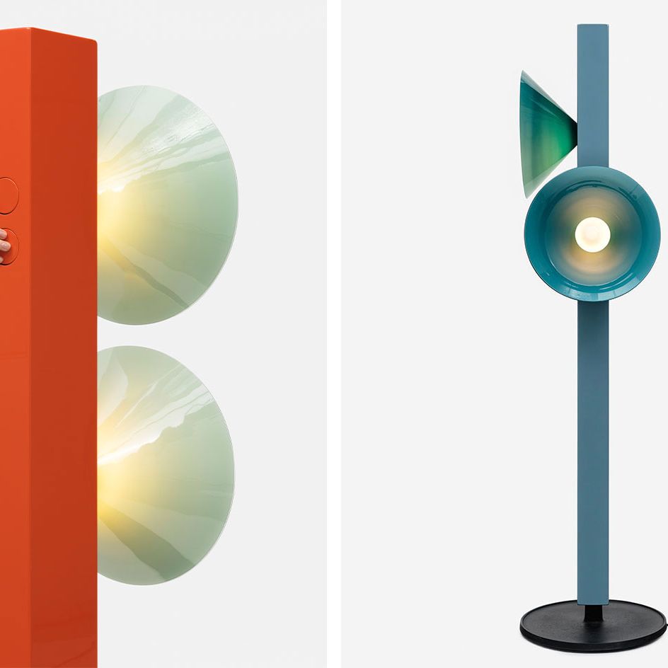 Barber Osgerby lights combine Venini glass and aluminium